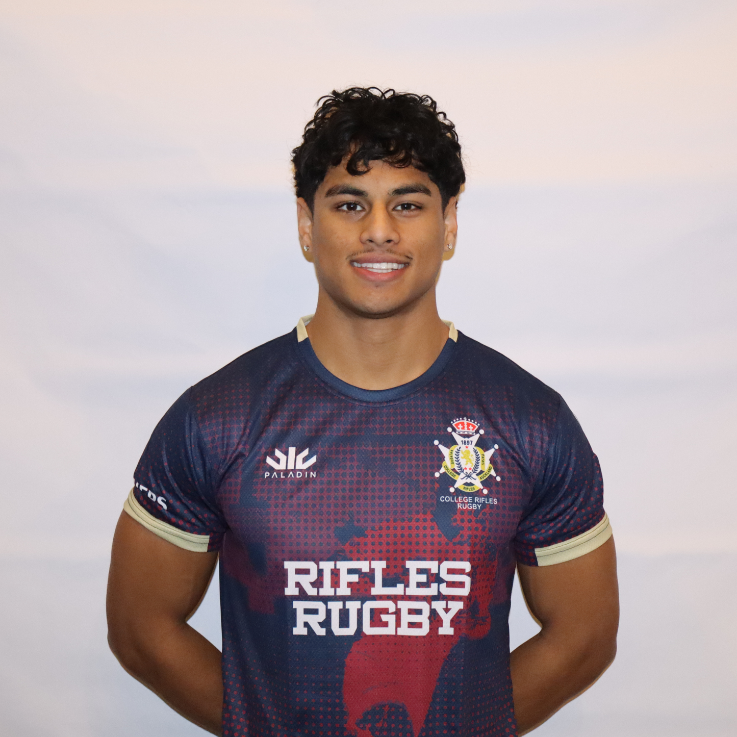 Maroon & Gold Rifles Rugby Tee