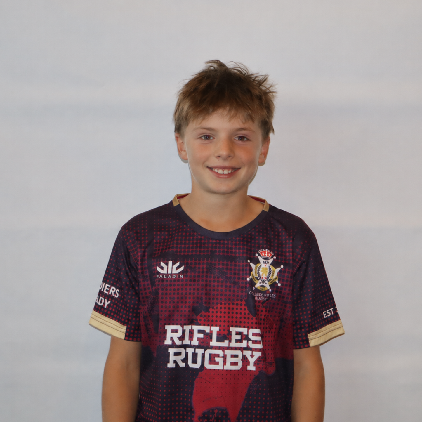 Maroon & Gold Rifles Rugby Tee