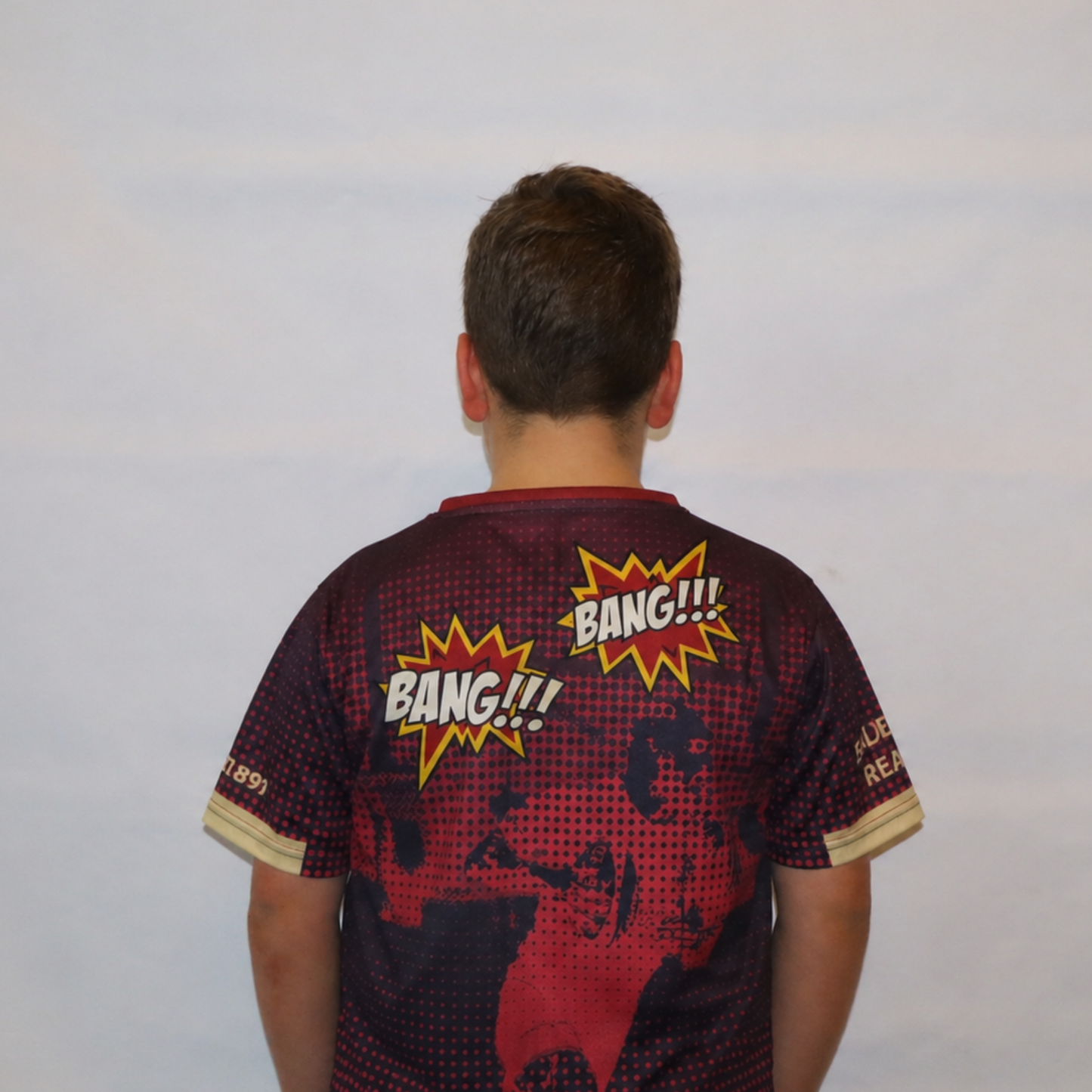Maroon & Gold Rifles Rugby Tee