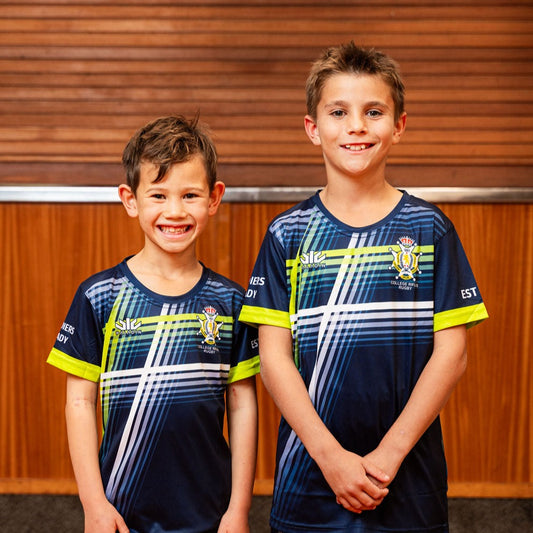 2024 Navy Blue & Lime Green Tee