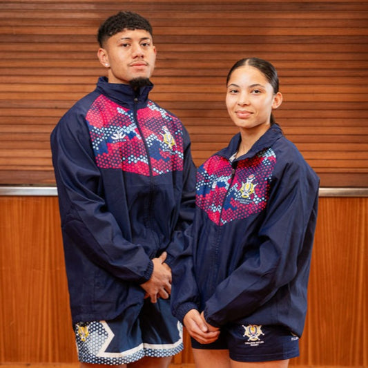 Navy / Pink Camo Bomber Jacket