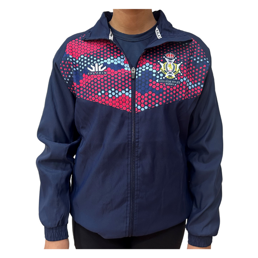 Navy / Pink Camo Bomber Jacket