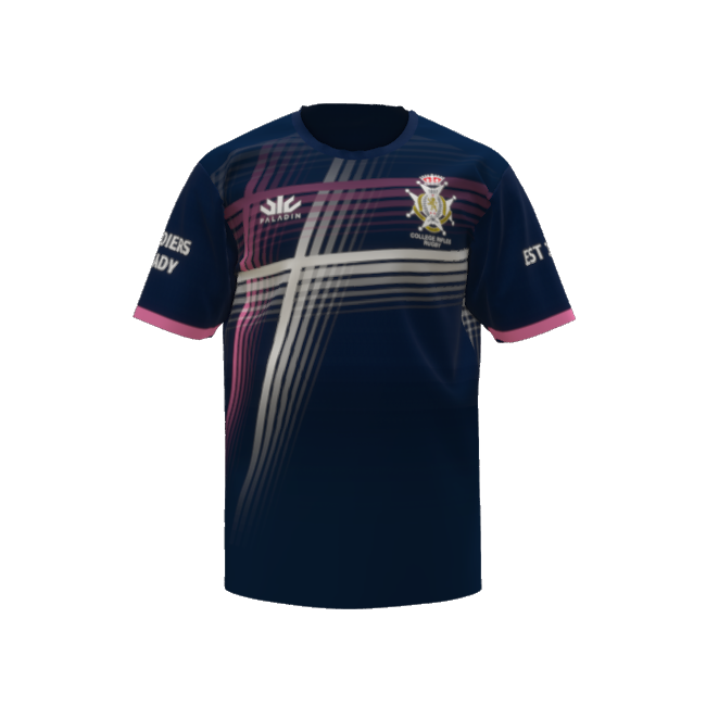 2024 Navy Blue & Pink Tee